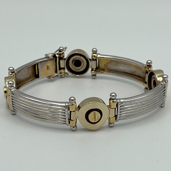Other - ❤️❤️ SOLD ❤️❤️ 14K Solid Gold 47.88g 8" Long Bracelet Custom Made TwoTone